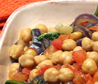Savory Chickpea Stew with Spinach and Lemon