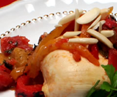Quick Italian Chicken with Roasted Peppers