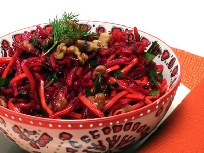 Beet, Carrot and Apple Salad