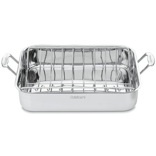 Cuisinart 7117-16UR Chef's Classic Stainless 16-Inch Rectangular Roaster with Rack