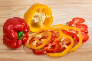 Bell Pepper Salad - Yellow Peppers and Red Peppers