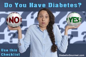 Type 2 Diabetes Symptoms Checklist