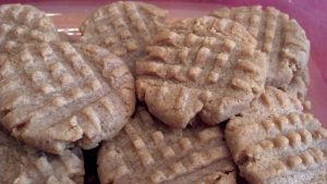 Peanut Butter Cookies - Reduced Carbs