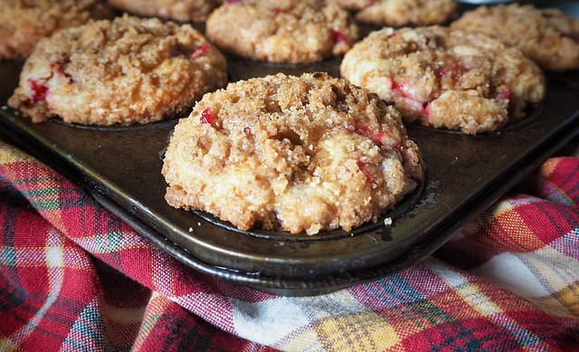 Cranberry Applesauce Muffins Recipe Photo - Diabetic Gourmet Magazine Recipes