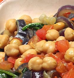 Savory Chickpea Stew with Spinach and Lemon