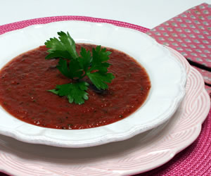 Chilled Roasted Tomato Soup