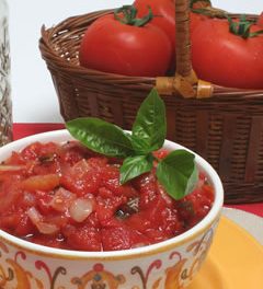 Fresh Tomato Sauce Makes the Meal