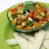 Go Tropical with Papaya Salsa and Jicama Chips