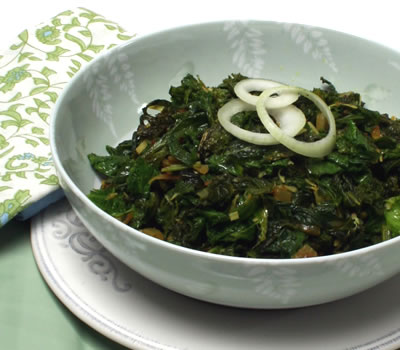 Take an Indian Adventure with Spicy Greens