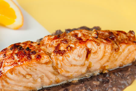 Make Asian-Style Glazed Salmon with Black Bean Sauce