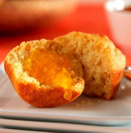 Almond Apricot Muffins Recipe Photo - Diabetic Gourmet Magazine Recipes