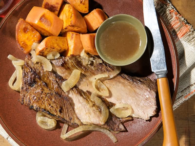 Beef Brisket with Horseradish Sauce Recipe Photo - Diabetic Gourmet Magazine Recipes