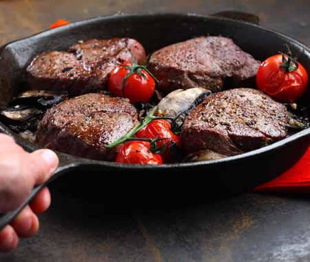 Beef Tenderloin with Balsamic-Coffee Sauce Recipe Photo - Diabetic Gourmet Magazine Recipes