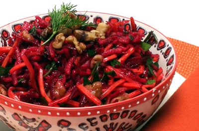 Beet, Carrot and Apple Salad