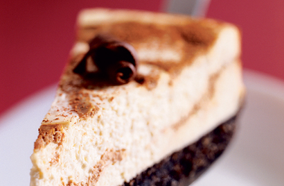 Mocha Swirl Cheesecake Recipe Photo - Diabetic Gourmet Magazine Recipes