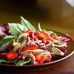 Chicken, Strawberry and Fennel Salad Recipe Photo - Diabetic Gourmet Magazine Recipes