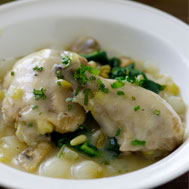 Chicken and Mushroom Fricassee Recipe Photo - Diabetic Gourmet Magazine Recipes