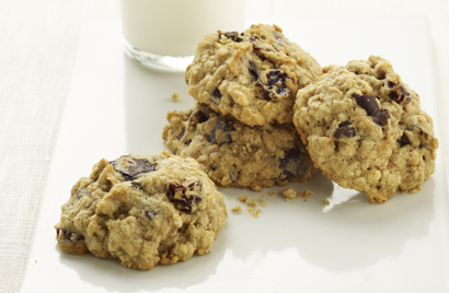 Chocolate Cherry Oatmeal Cookies Diabetic Recipe Diabetic Gourmet Magazine