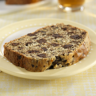 Chocolate-Chunk Banana Nut Bread Recipe Photo - Diabetic Gourmet Magazine Recipes