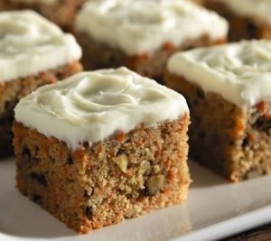 Classic Carrot Cake recipe photo from the Diabetic Gourmet Magazine diabetic recipes archive.
