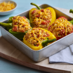 Colorful Turkey Stuffed Peppers