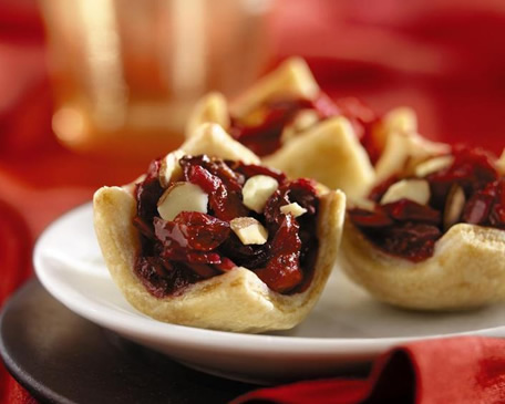 Cranberry-Almond Tarts Recipe Photo - Diabetic Gourmet Magazine Recipes