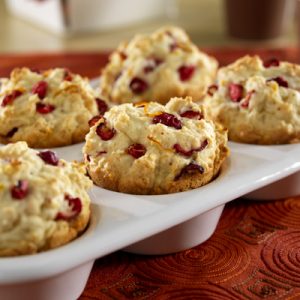 Cranberry-Orange Muffins recipe photo from the Diabetic Gourmet Magazine diabetic recipes archive.