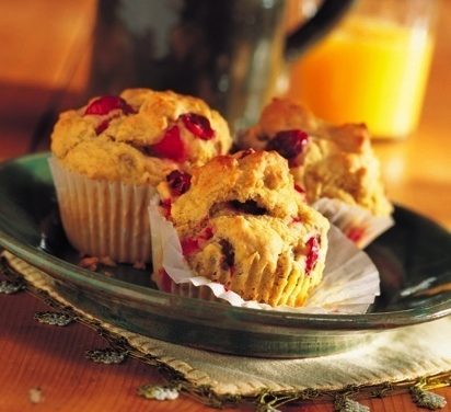 Cranberry Walnut Muffins