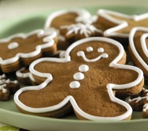 Gingerbread Man Cookies recipe photo from the Diabetic Gourmet Magazine diabetic recipes archive.