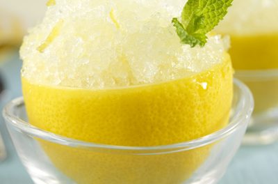Iced Lemon Sorbet