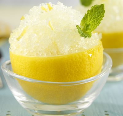 Iced Lemon Sorbet