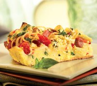 Italian Omelet recipe photo from the Diabetic Gourmet Magazine diabetic recipes archive.