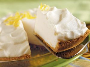 Lemon Chiffon Pie recipe photo from the Diabetic Gourmet Magazine diabetic recipes archive.