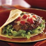 Mexican Fiesta Burgers Con Queso recipe photo from the Diabetic Gourmet Magazine diabetic recipes archive.