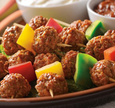 Mexican Meatball Kabobs