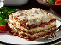 No-Boil Lasagna recipe photo from the Diabetic Gourmet Magazine diabetic recipes archive.