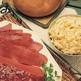 Pepper-Apricot Glazed Corned Beef Recipe Photo - Diabetic Gourmet Magazine Recipes