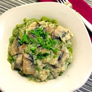 Portabello Mushroom Stroganoff Recipe Photo - Diabetic Gourmet Magazine Recipes