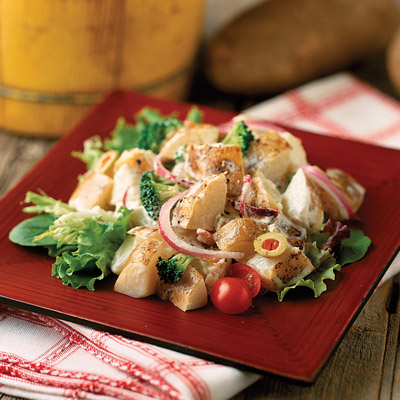Potato, Broccoli and Fennel Salad Recipe Photo - Diabetic Gourmet Magazine Recipes