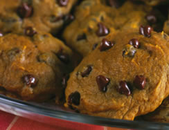 Pumpkin Polka Dot Cookies