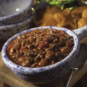 Quick and Hearty Turkey Chili recipe photo from the Diabetic Gourmet Magazine diabetic recipes archive.