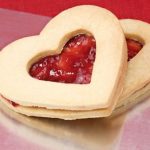 Raspberry Heart Cookies