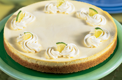 Refreshing Lime Cheesecake Recipe Photo - Diabetic Gourmet Magazine Recipes