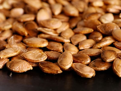 Roasted Pumpkin Seeds Recipe Photo - Diabetic Gourmet Magazine Recipes