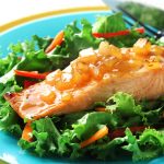 Salmon Fillets with Hot Mango Chutney