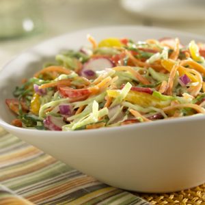 Southern-Style Slaw recipe photo from the Diabetic Gourmet Magazine diabetic recipes archive.
