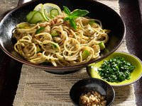 Spaghetti Oriental Recipe Photo - Diabetic Gourmet Magazine Recipes