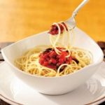 Spaghetti alle Olive e Pomodoro (Spaghetti with Olives and Tomatoes)