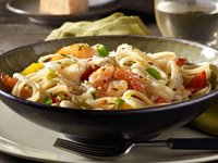 Spicy Linguine with Shrimp Recipe Photo - Diabetic Gourmet Magazine Recipes