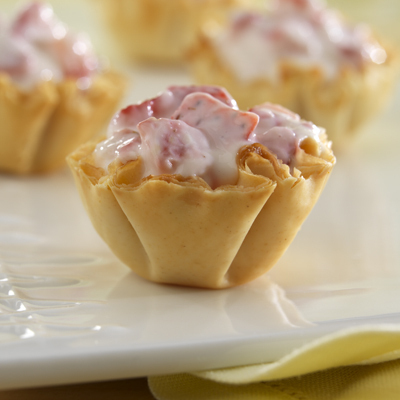Strawberry Yogurt Tarts Recipe Photo - Diabetic Gourmet Magazine Recipes